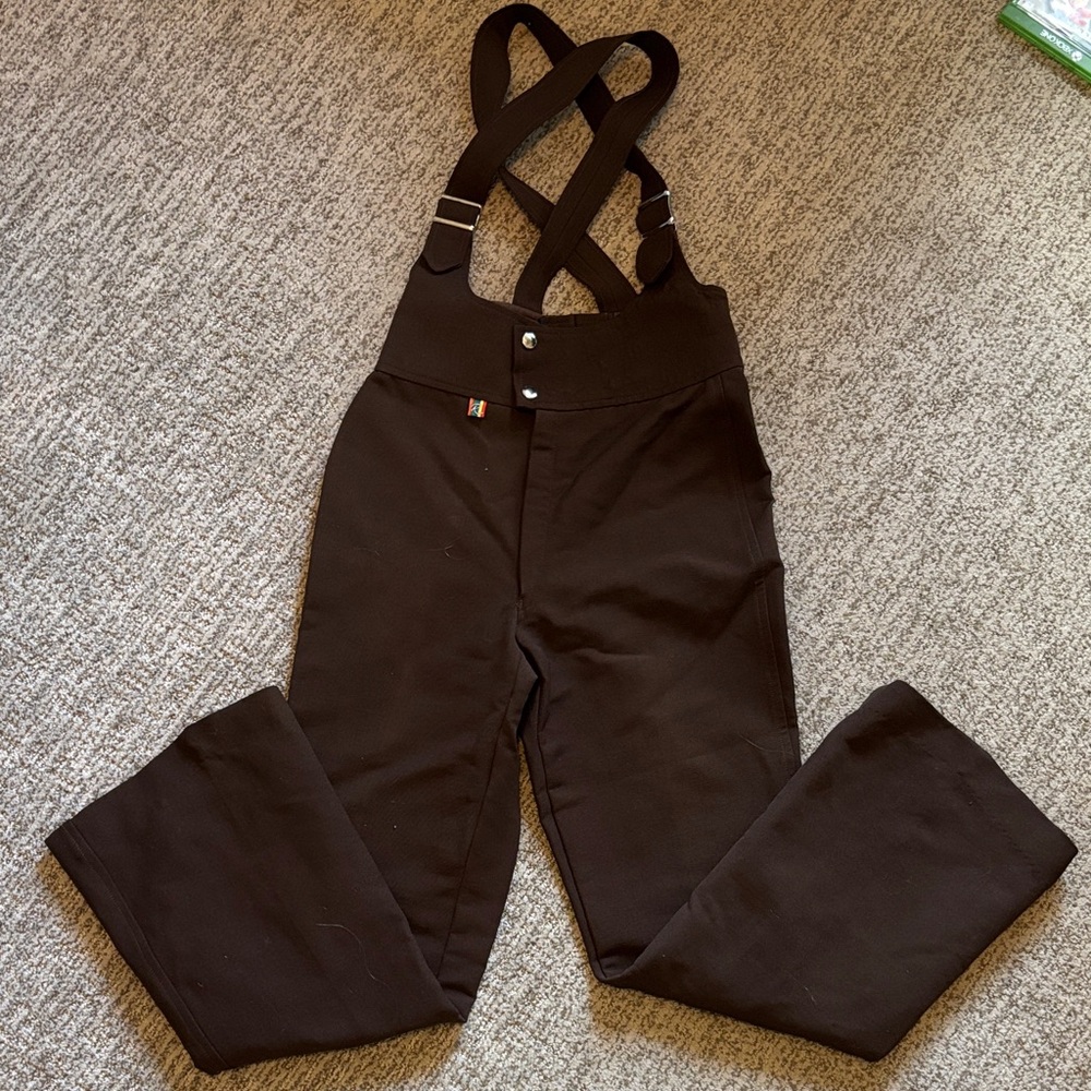 Elegant Dark Brown Women's Overalls